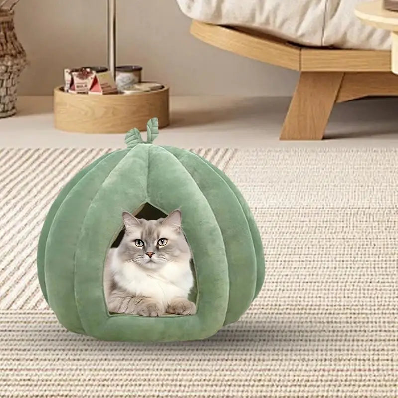 Cat Bed Pumpkin