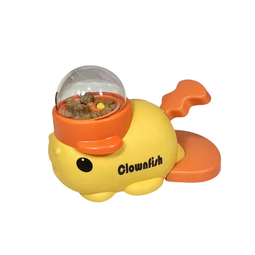 2-in-1 Pet Automatic Food Treat Dispenser