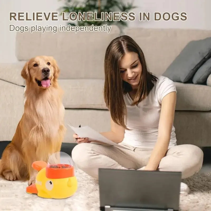 2-in-1 Pet Automatic Food Treat Dispenser