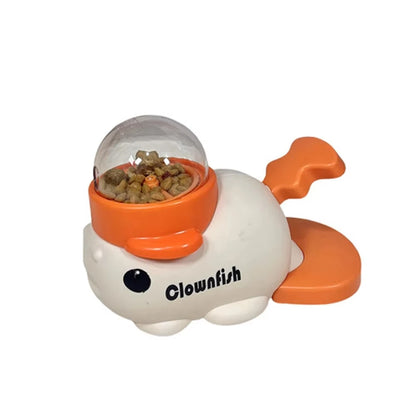 2-in-1 Pet Automatic Food Treat Dispenser