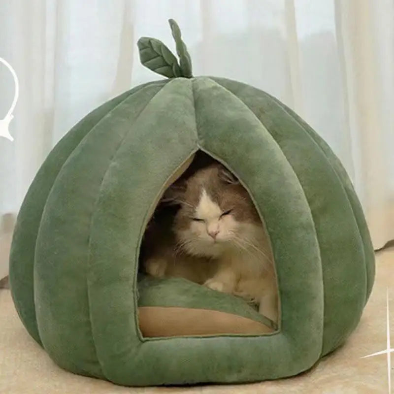Cat Bed Pumpkin