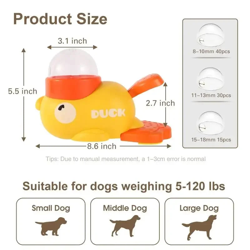 2-in-1 Pet Automatic Food Treat Dispenser