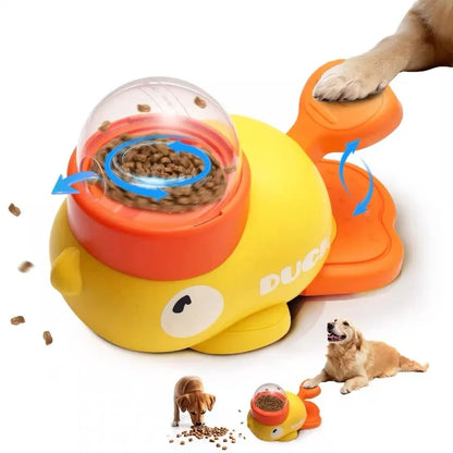 2-in-1 Pet Automatic Food Treat Dispenser