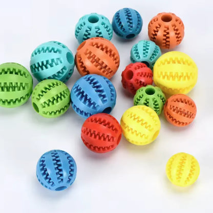 Puppy Rubber Toy Balls