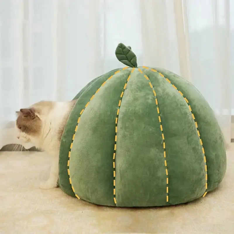 Cat Bed Pumpkin