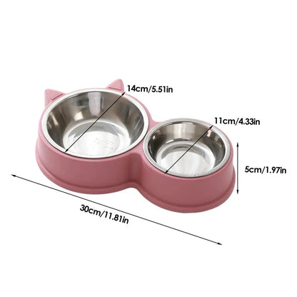 Stainless Bowl Water And Food Feeder
