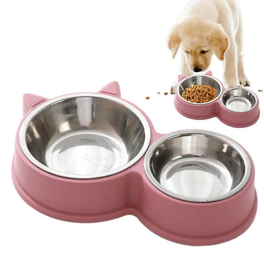 Stainless Bowl Water And Food Feeder