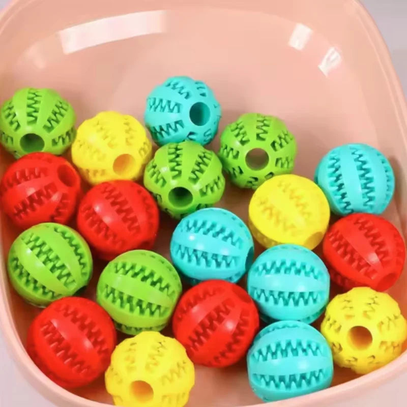 Puppy Rubber Toy Balls