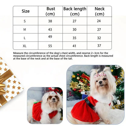 Santa Claus Dogs Suit