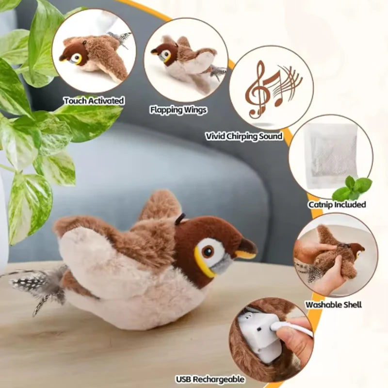 Rechargeable Bird Toy for Cats