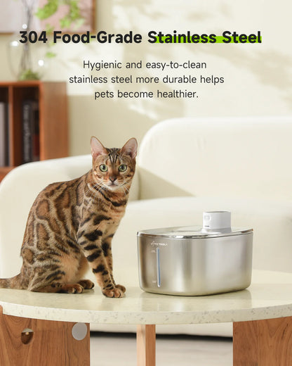 Wireless Drinking Fountain For Cats